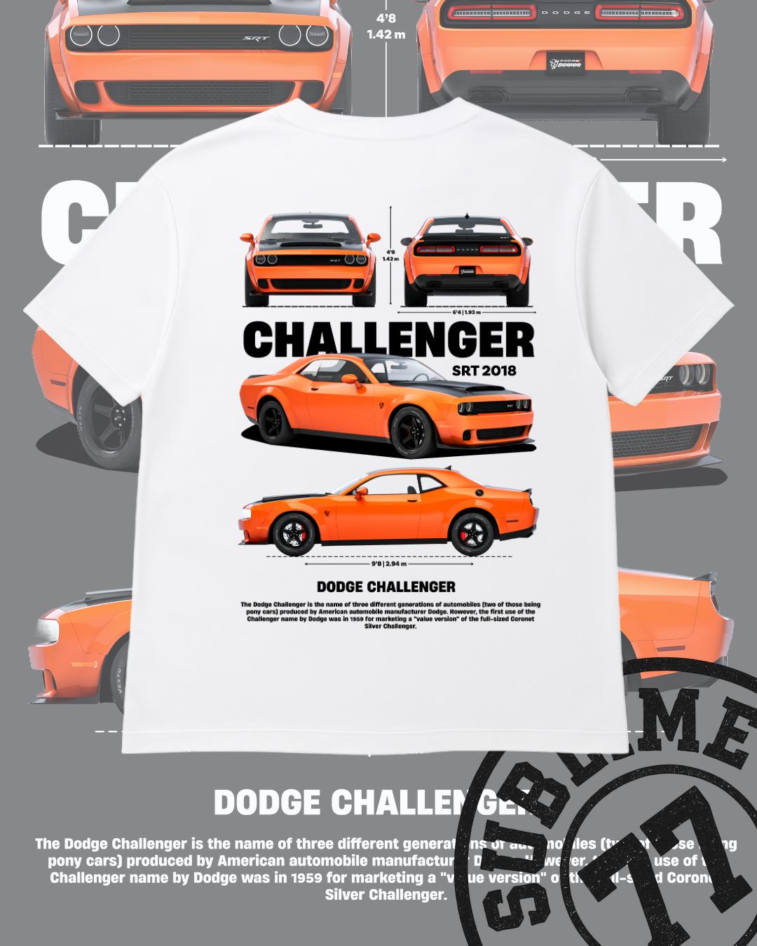 🧨 CHALLENGER SRT 2018 — Potencia Americana en su Máxima Expresión