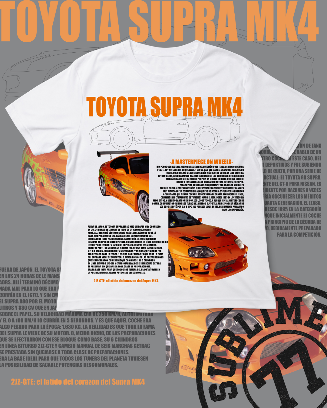 Toyota Supra MK4 – La Leyenda Naranja