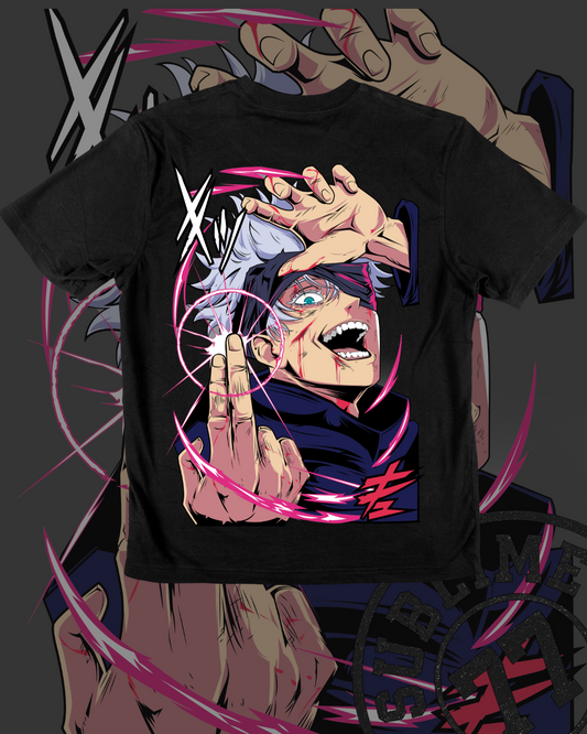 ⚡ GOJO SATORU – Playera anime energía total | Jujutsu Kaisen edición extrema