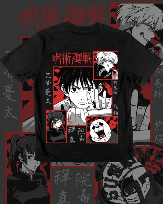 🩸 JUJUTSU KAISEN SEGUNDO AÑO – Playera anime edición especial | Estilo monocromático