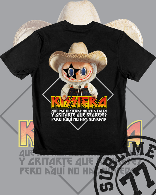 🤘 “Labubu KISSIERA: Del norte al escenario” — Playera edición vaquero rockstar