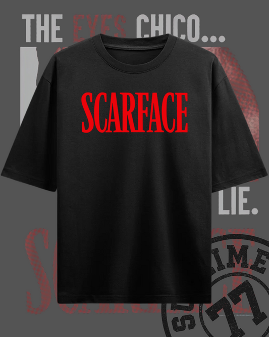 🔴 SCARFACE – THE EYES Edition | Playera streetwear cine clásico