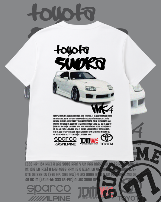 ⚪ Toyota Supra MK4 – El Rey Blanco del JDM