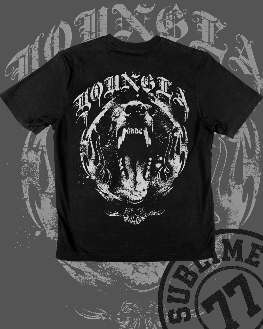 Playera YoungLA Savage Beast – YoungLA Estilo Urbano Oscuro