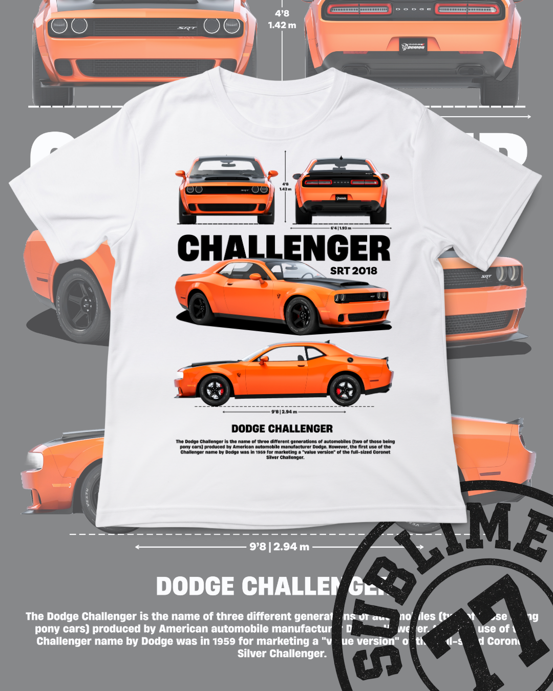 🧨 CHALLENGER SRT 2018 — Potencia Americana en su Máxima Expresión