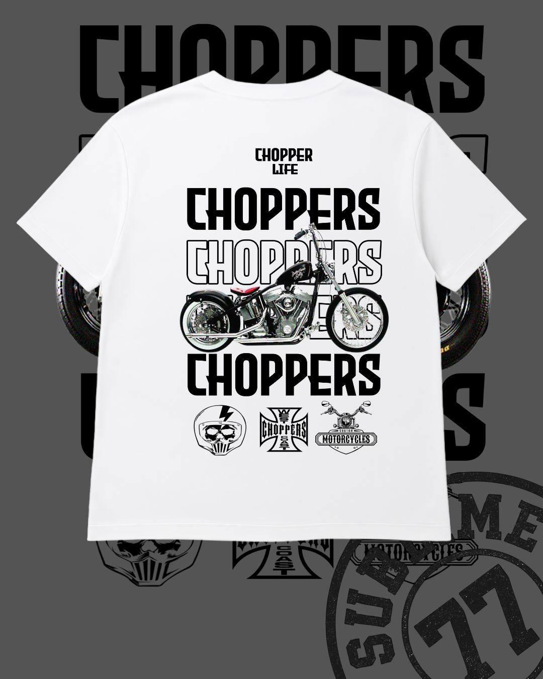 Motocicleta “CHOPPERS LIFE – Black Rebelde en Dos Ruedas”
