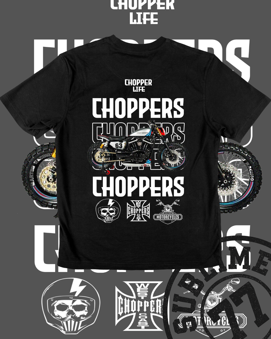 🏁 Harley Dirt Chopper – Espíritu de Asfalto y Tierra