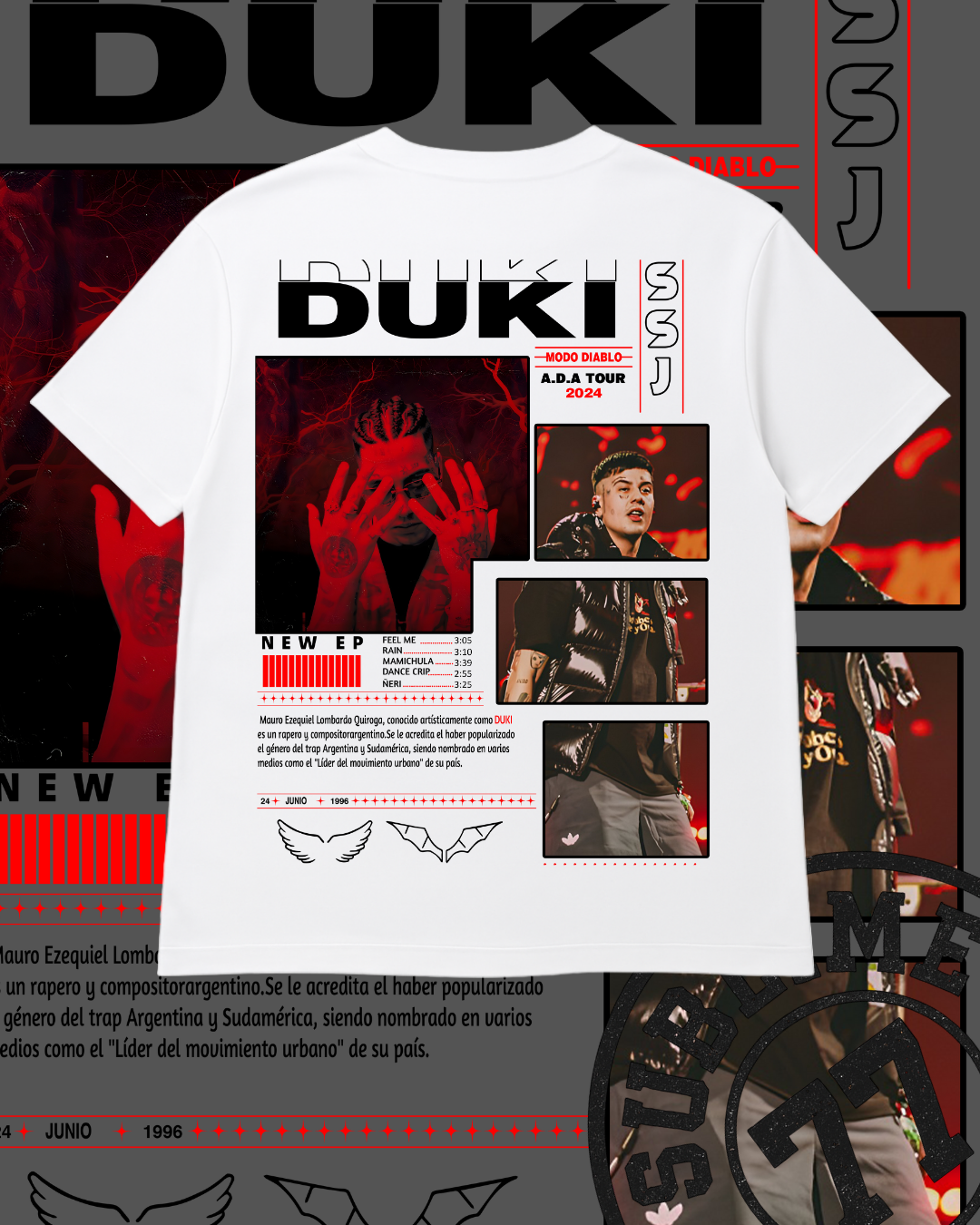 “DUKI – Modo Diablo: A.D.A Tour 2024 | Edición EP Oficial”