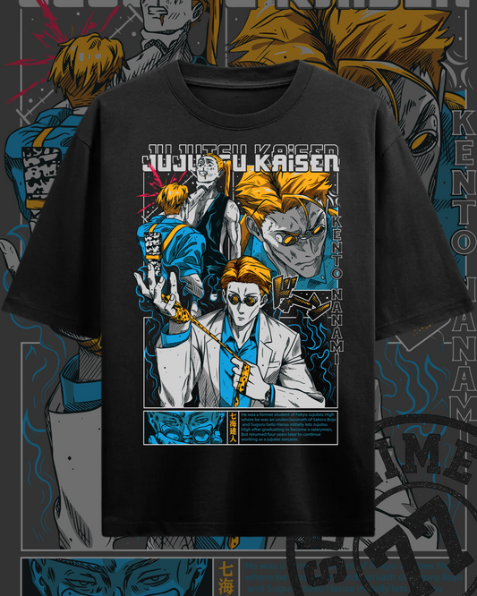 📏 KENTO NANAMI – Playera anime estilo cómic | Jujutsu Kaisen edición retro