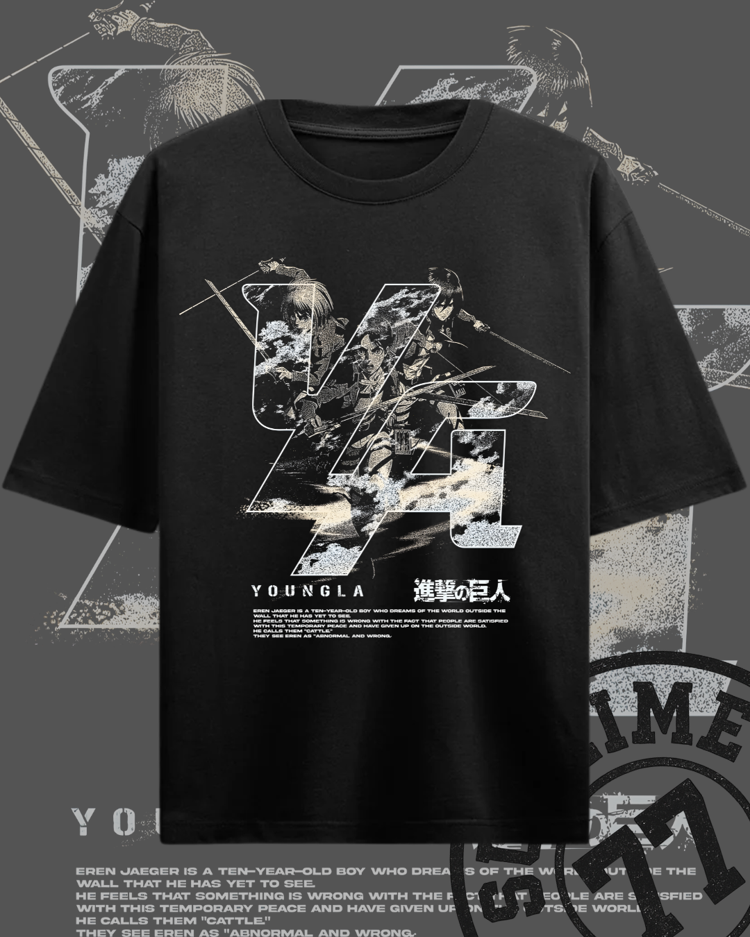 ⚔️ "TITANES DE CALLE" — YoungLA x Attack on Titan
